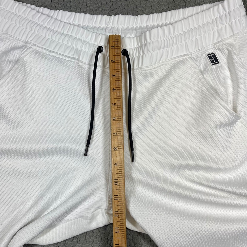 Nike Court Tennis Joggers Women's XL White Cotton Blend Mesh‎ Pants 894871-100 - Picture 12 of 14